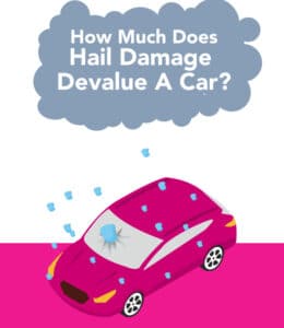 How much does hail damage devalue a car infographic thumbnail