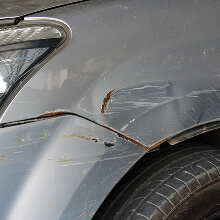 Dents or scuffs from low-speed collisions
